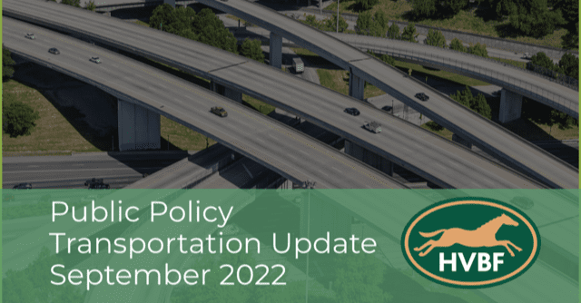 September 2022 Transportation Update Public Policy Committee