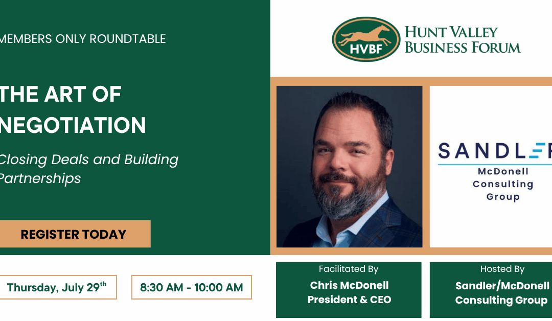 Sales Roundtable: The Art of Negotiation